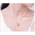 Pingente de Animal de Prata Esterlina Rose Gold Necklace Jewellery